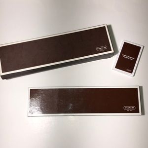 Coach Empty Watch/Jewelry Flat Gift Box